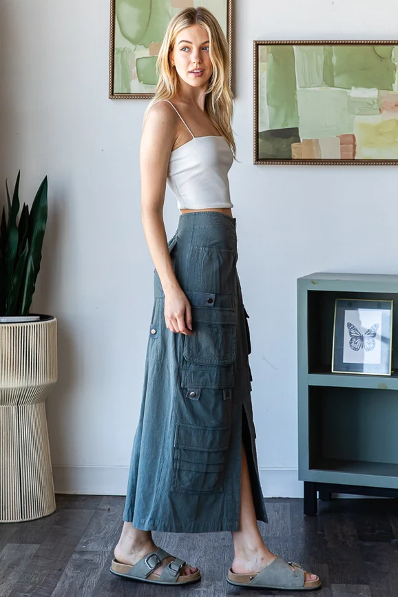 It Girl Cargo Skirt - Image 4