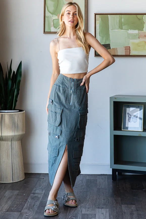 It Girl Cargo Skirt - Image 5