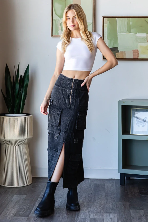 It Girl Cargo Skirt - Image 6