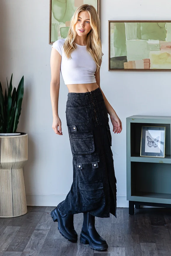 It Girl Cargo Skirt - Image 8