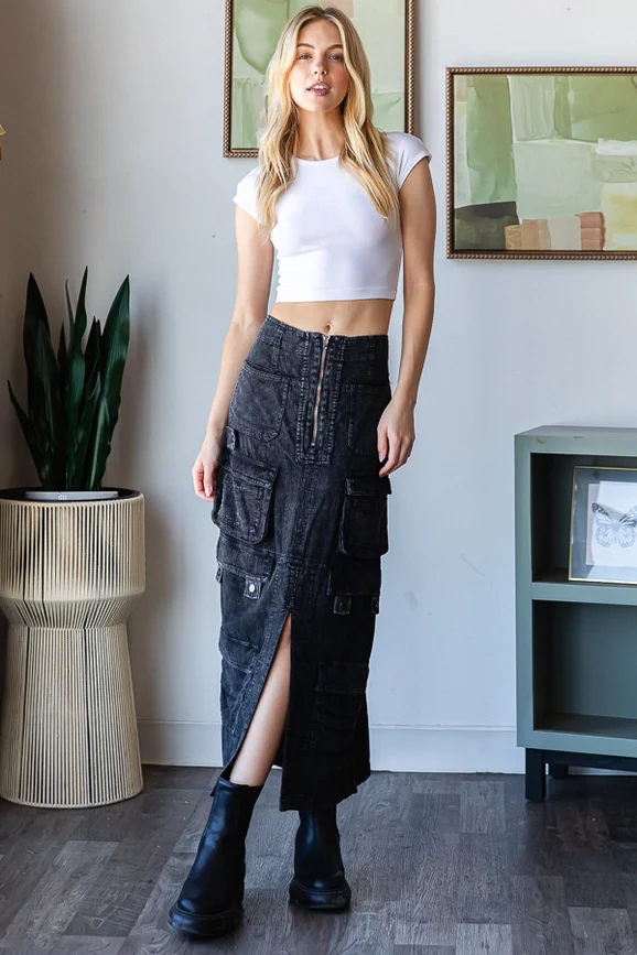 It Girl Cargo Skirt - Image 9