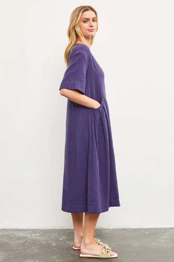Lyla Gauze Maxi Dress - Image 11