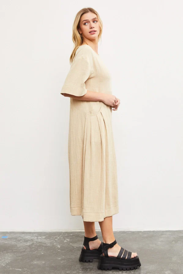 Lyla Gauze Maxi Dress - Image 7