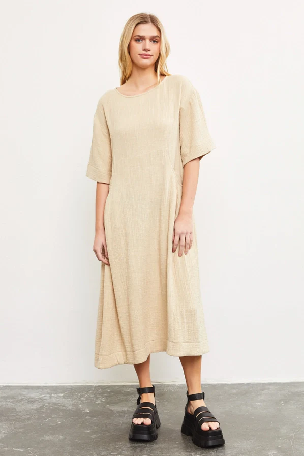 Lyla Gauze Maxi Dress - Image 8
