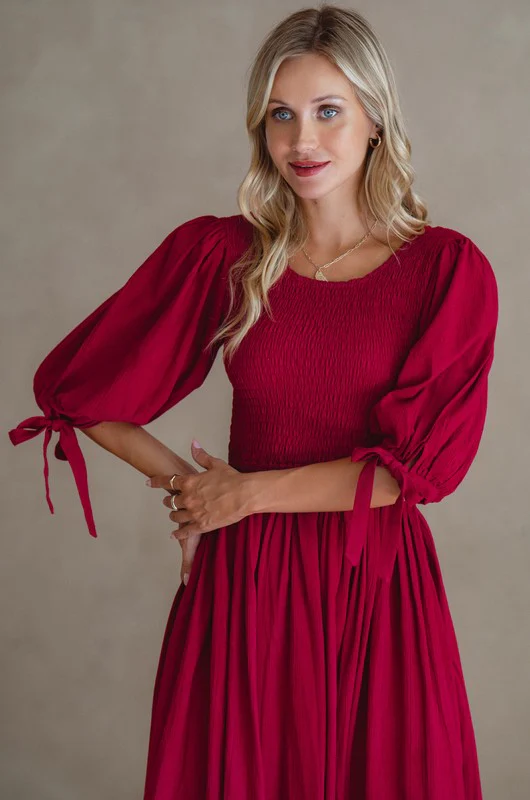 Freya Smocked Dress - Image 7