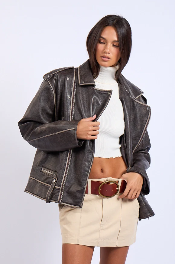 Bring It Leather Jacket