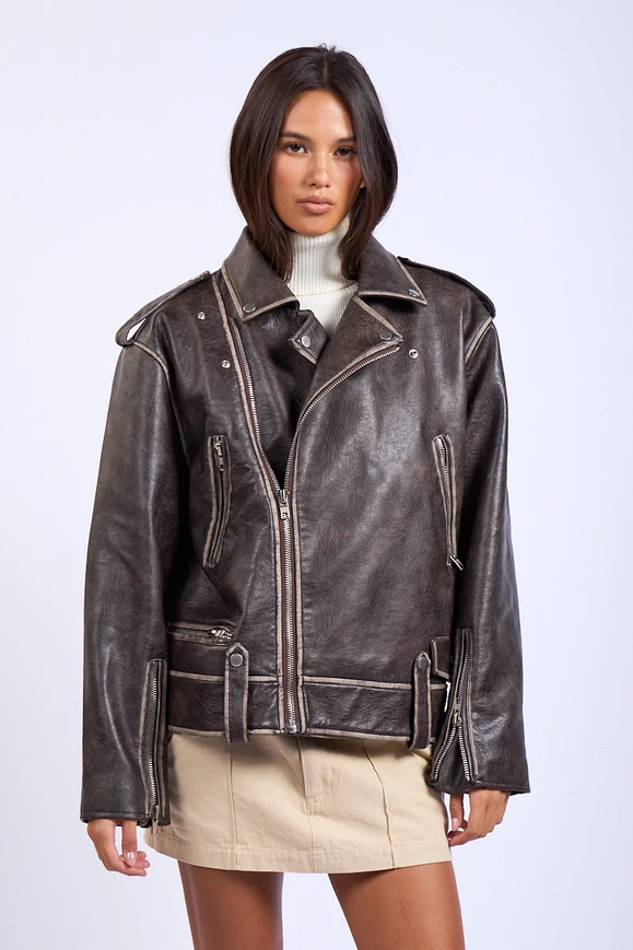 Bring It Leather Jacket - Image 3