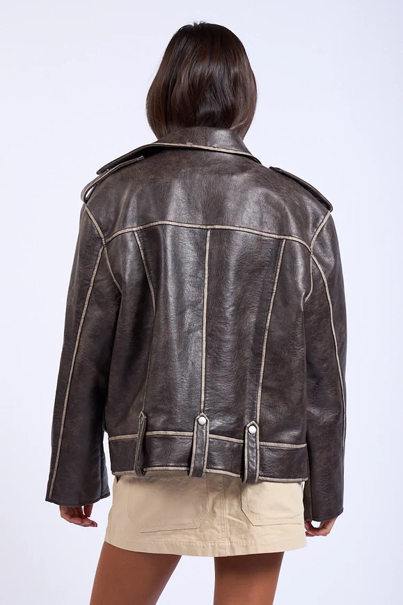 Bring It Leather Jacket - Image 5
