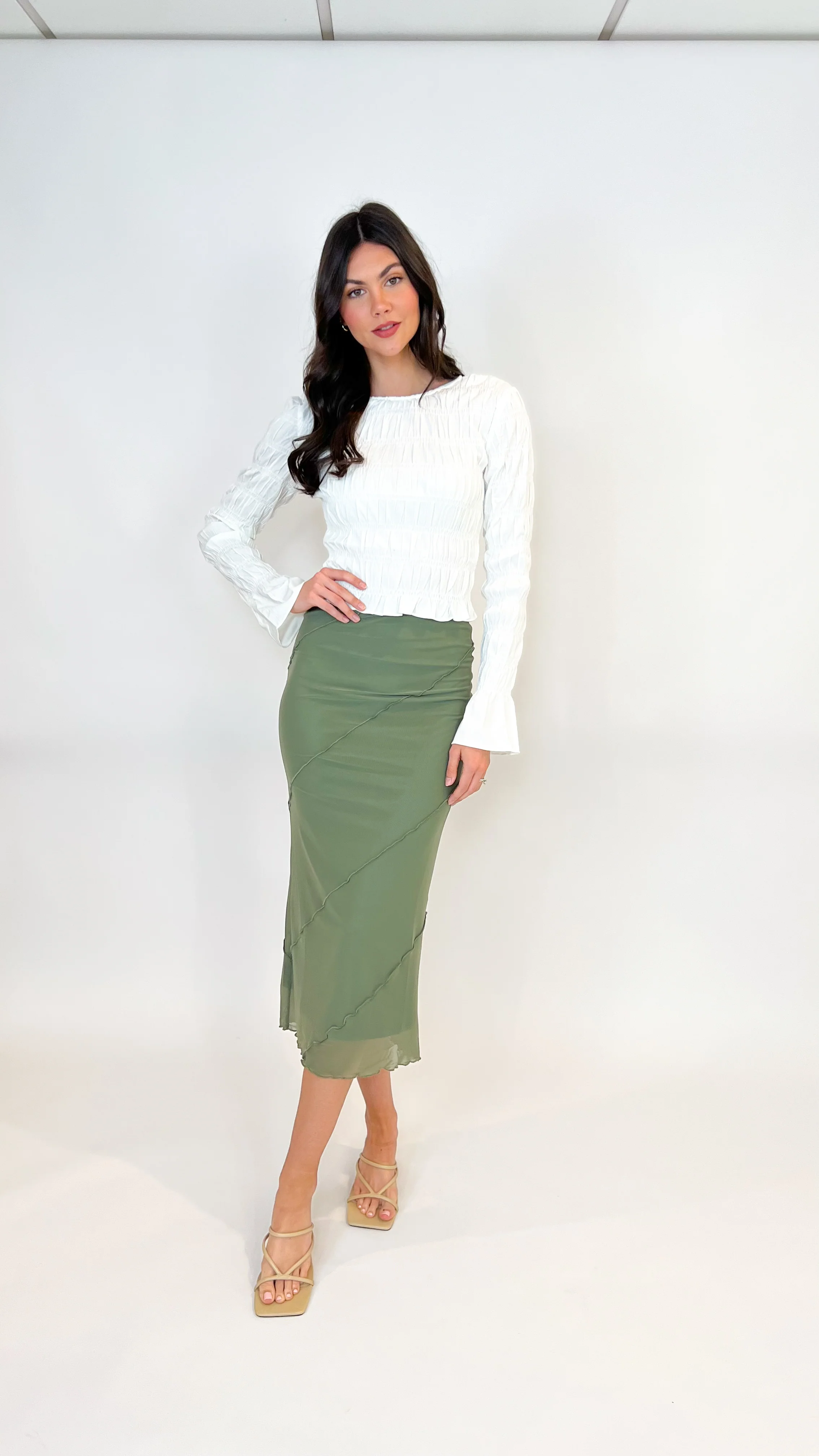 Not Meshing Around Maxi Skirt