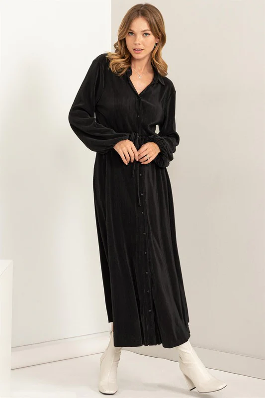 So Lovely Pleated Dress - Image 10
