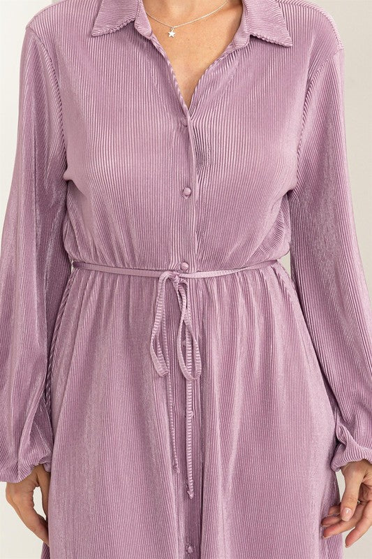 So Lovely Pleated Dress - Image 3