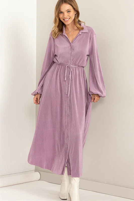 So Lovely Pleated Dress - Image 7