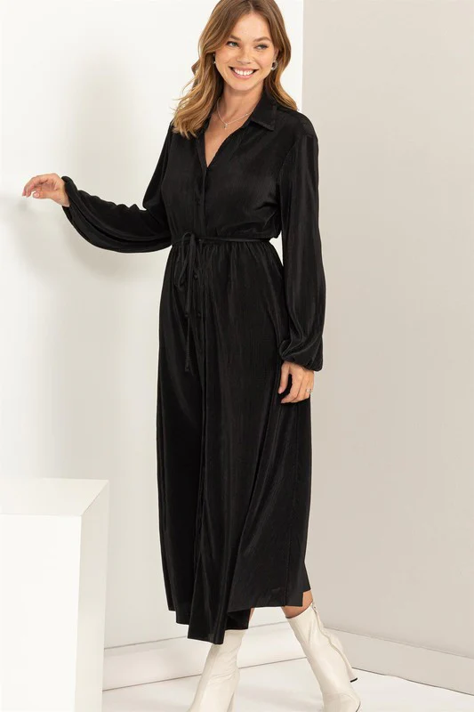 So Lovely Pleated Dress - Image 9