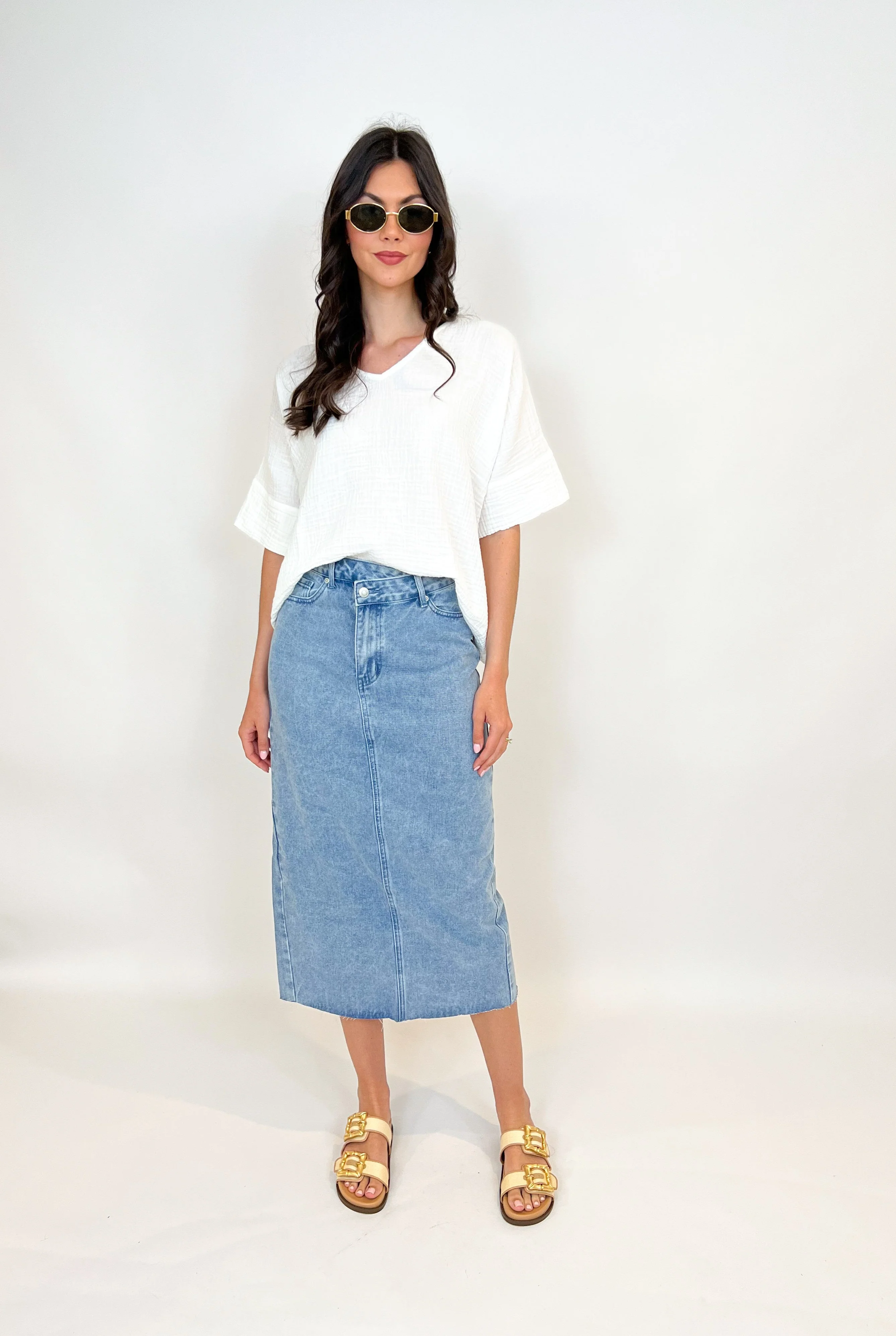 Deal Breaker Gauze Top - Image 2